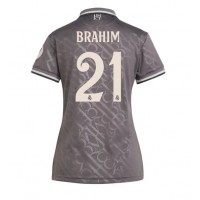 Fotballdrakt Dame Real Madrid Brahim Diaz #21 Tredjedrakt 2024-25 Kortermet